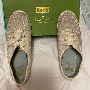 Sparkly White Kate Spade Keds